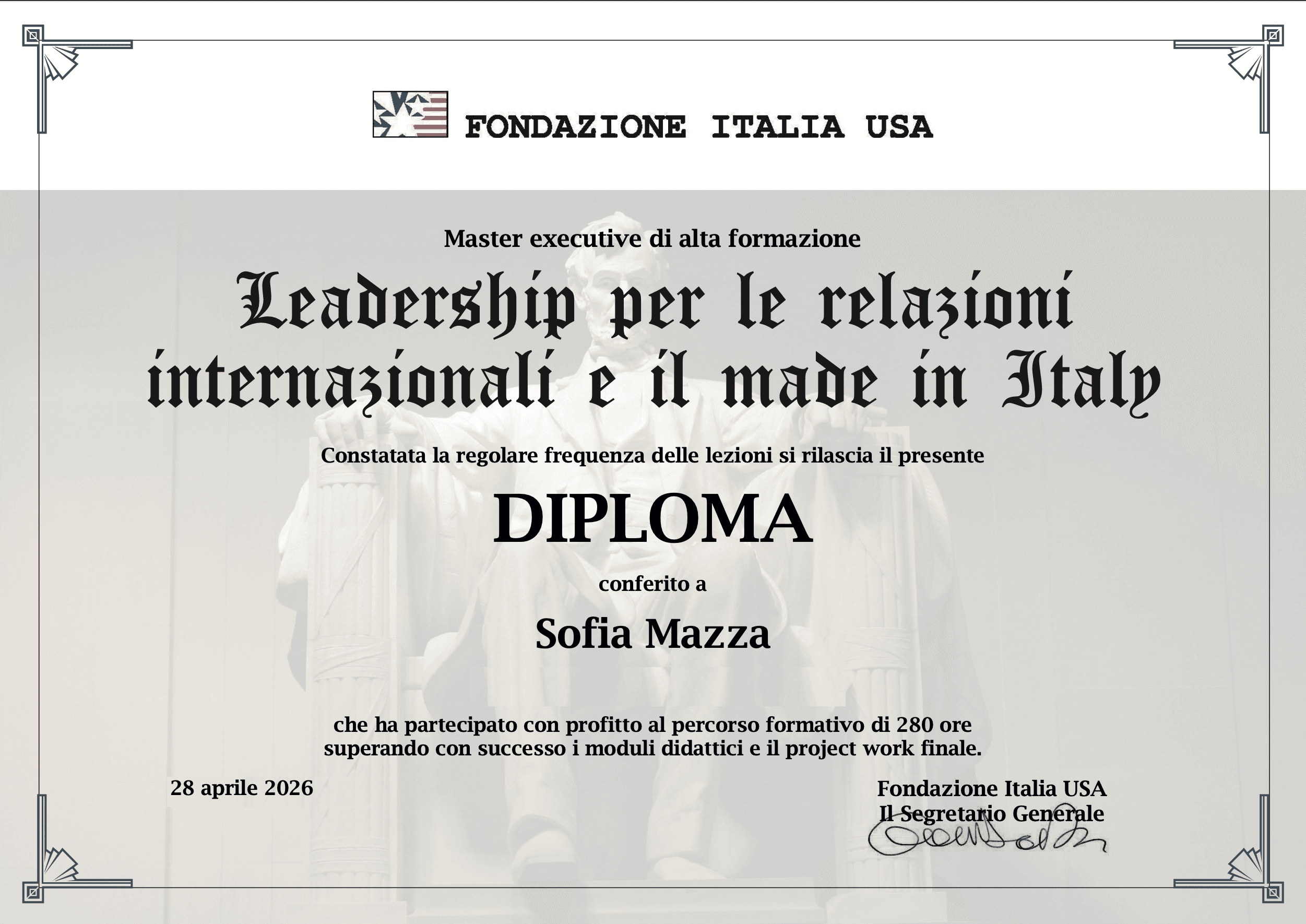 Made in Italy Certification